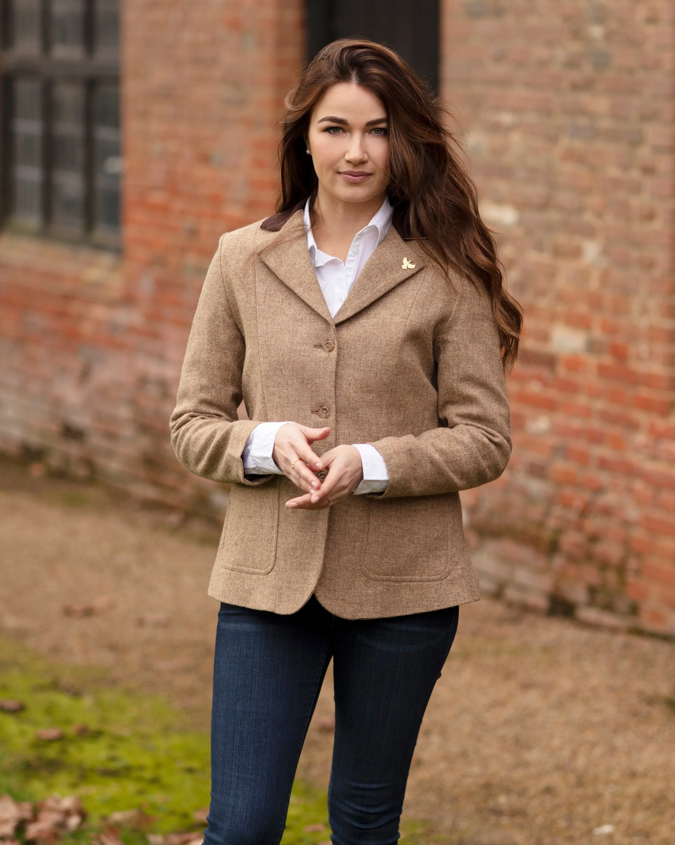 Arena Tweed Blazer - Stone