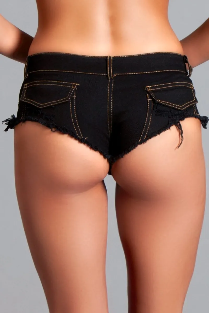 Baby Got Back Booty Shorts Black