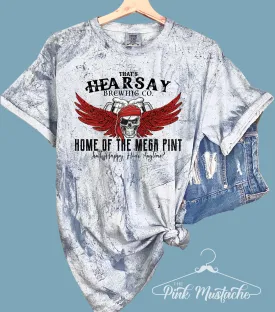 Comfort Colors Color Blast Mega Pint Unisex Tee/ That's Hearsay Brewing Company / Funny Tee