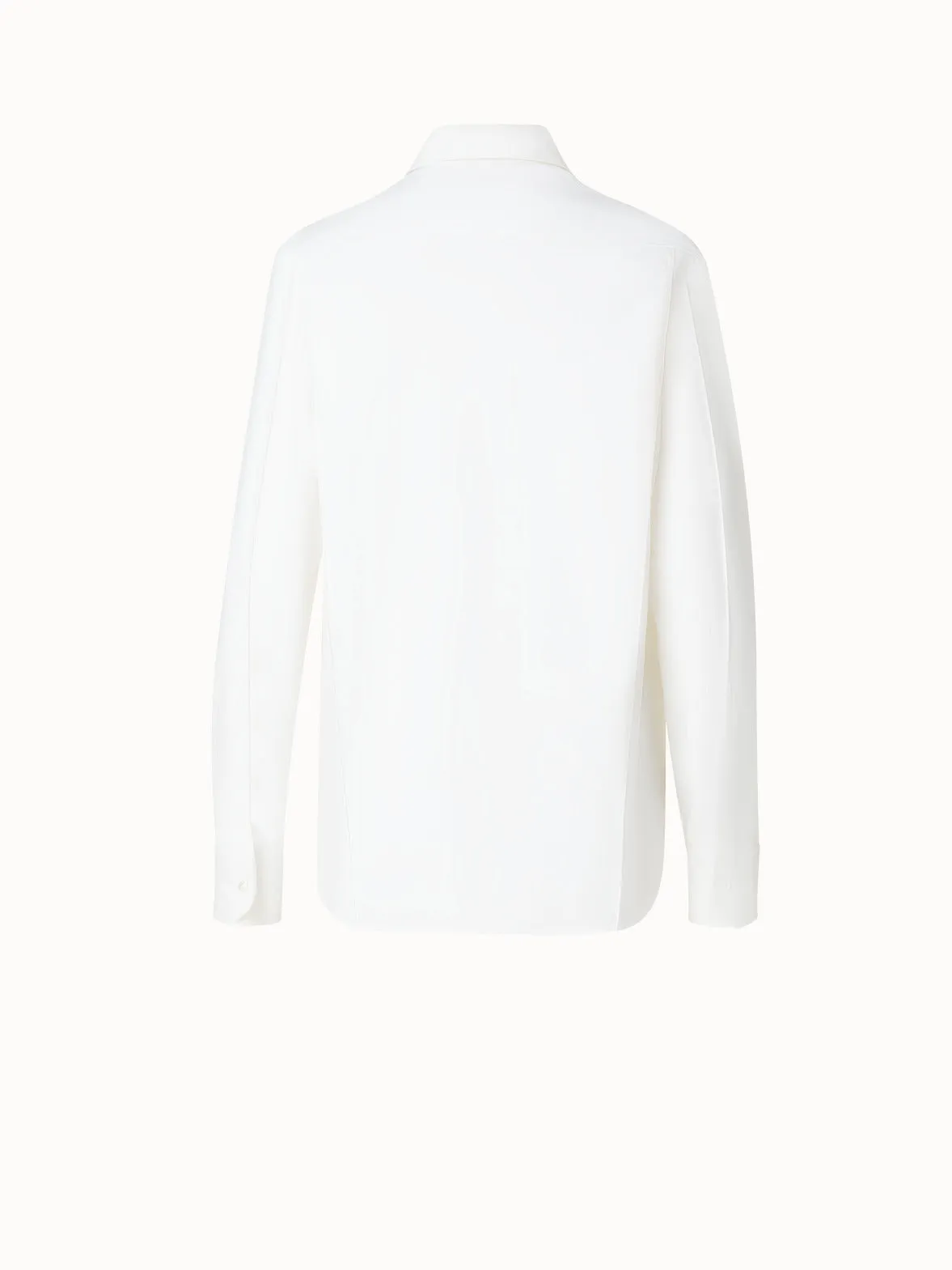 Cotton-Gabardine Blouse