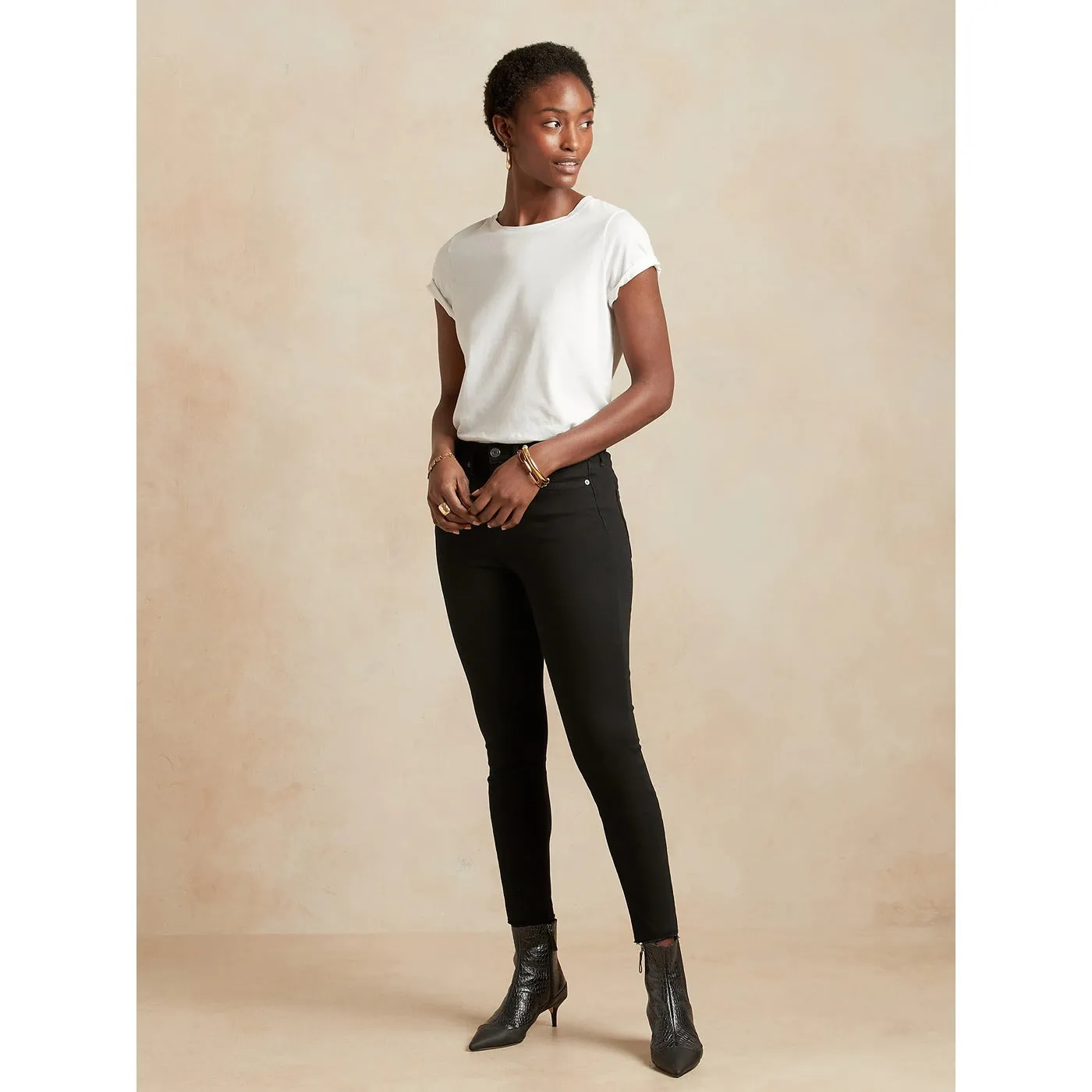 GP High Rise Skinny Black Jeans