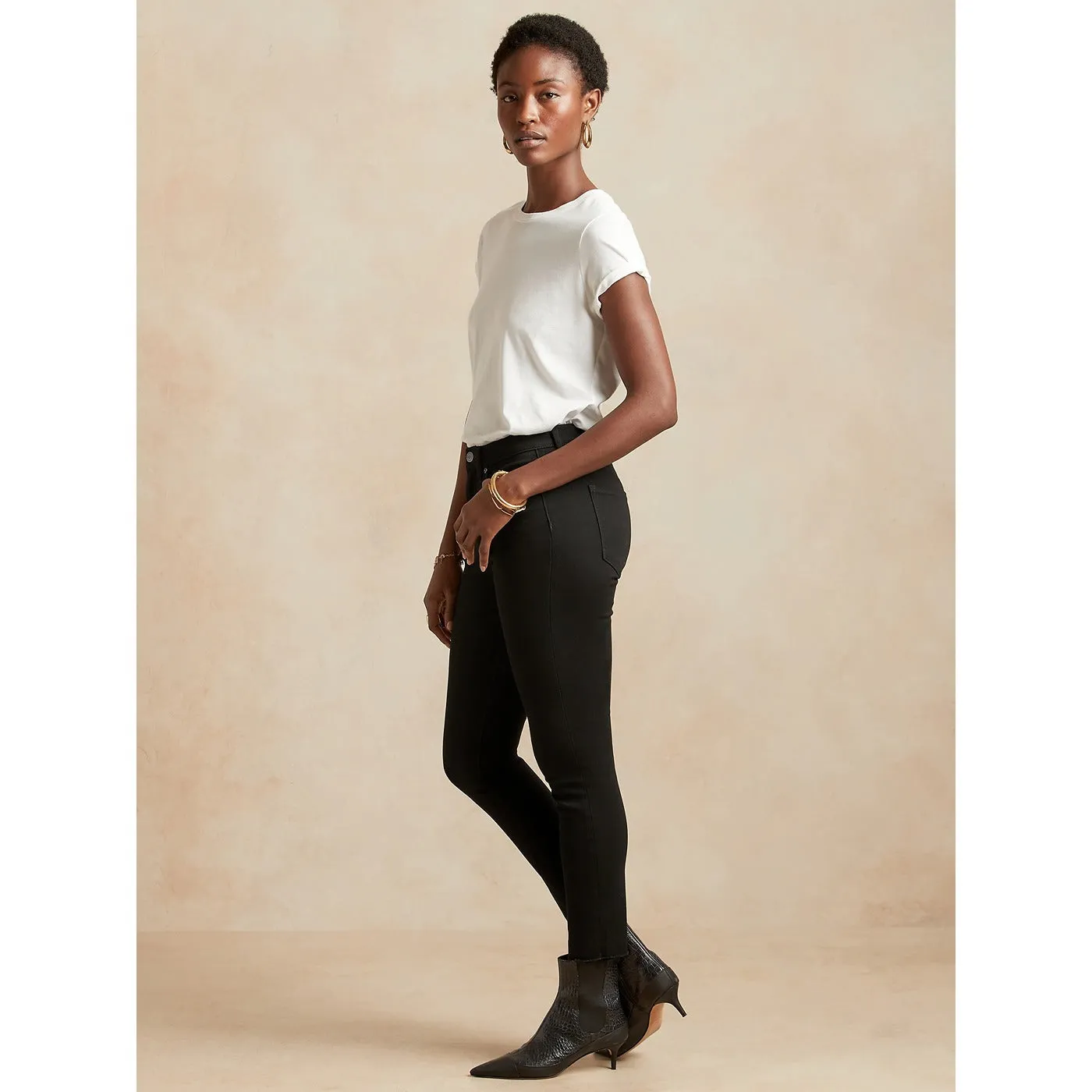 GP High Rise Skinny Black Jeans