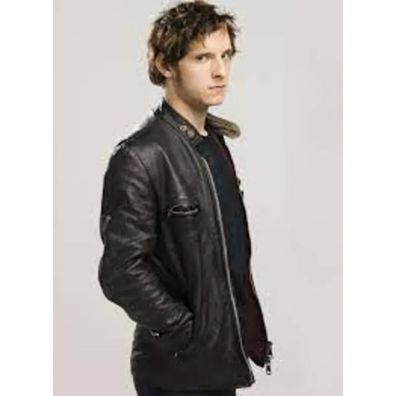 Griffin Leather Jumper Jacket