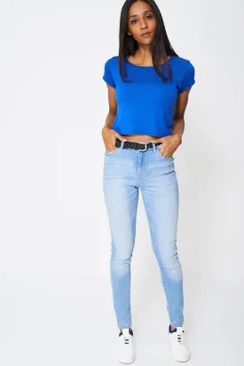 High Waisted Skinny Jeans