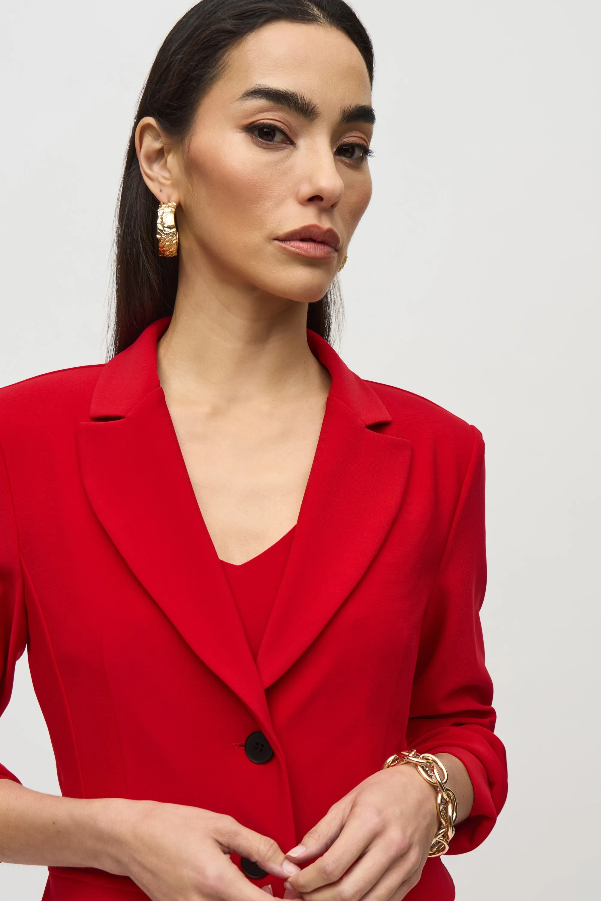 Joseph Ribkoff Silky Knit Fitted Blazer