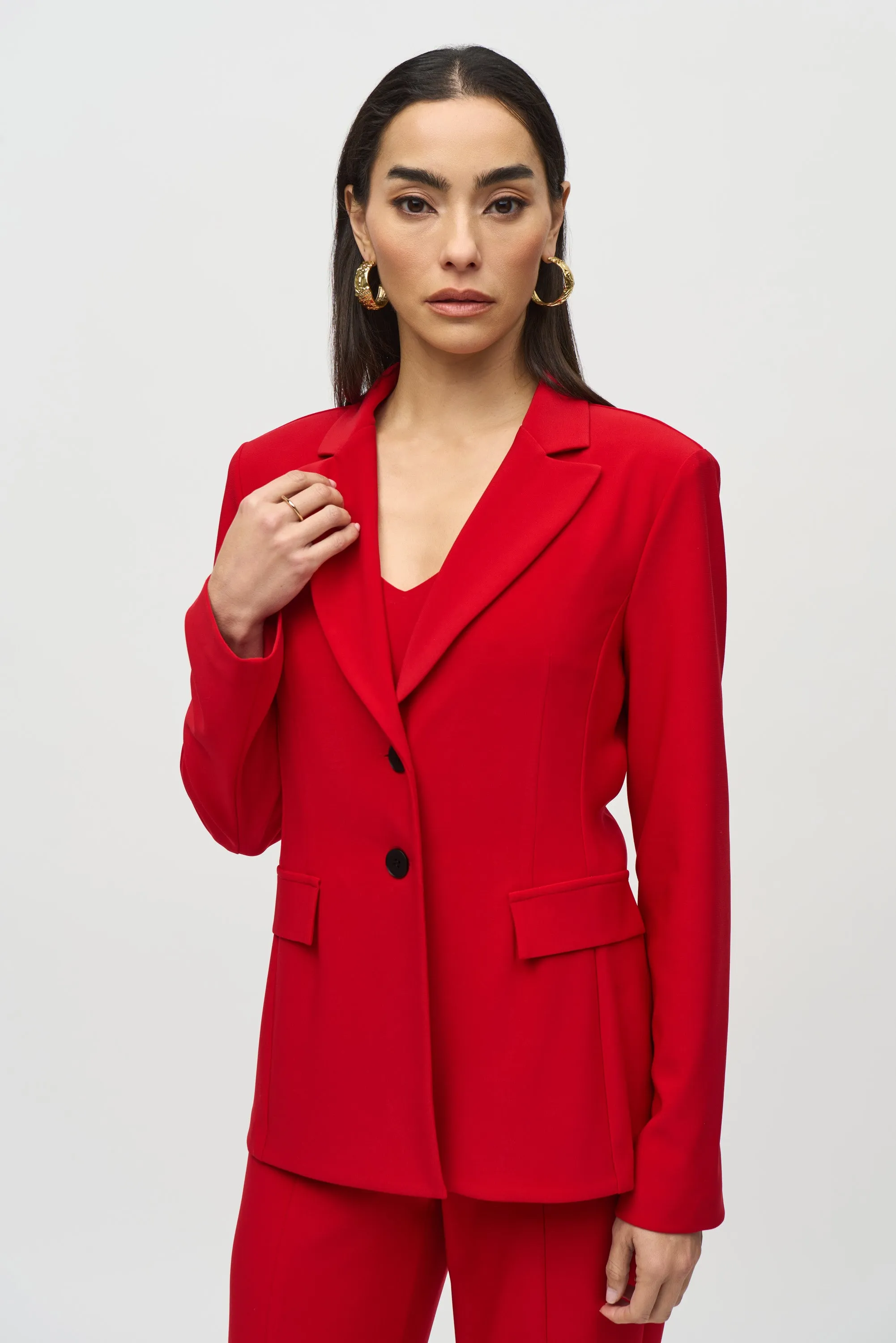 Joseph Ribkoff Silky Knit Fitted Blazer