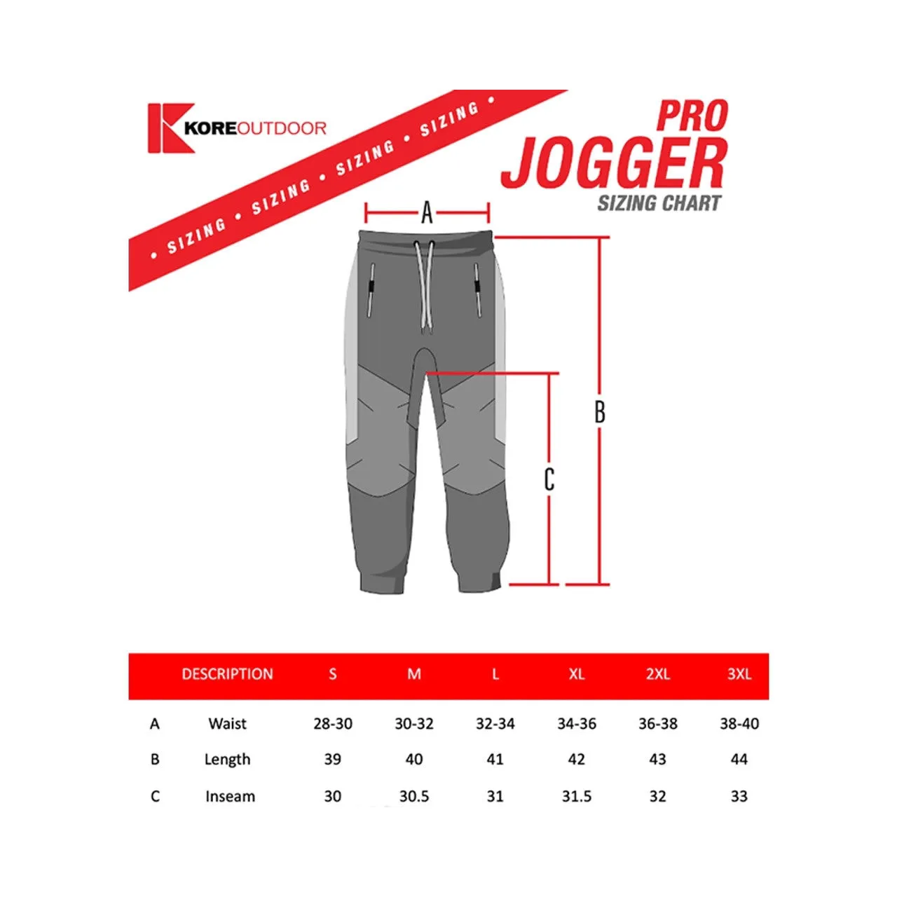 JT Pro Jogger Pants - Black / Grunge White