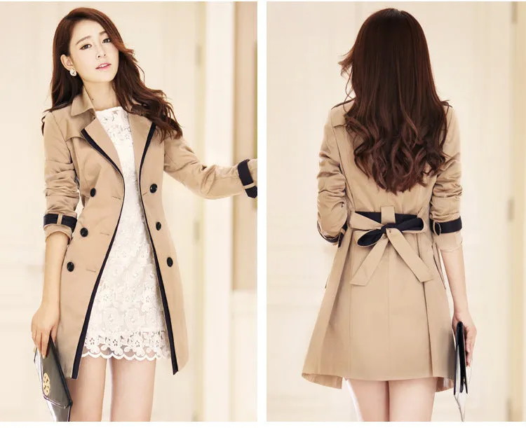 Ladies Autumn Winter Trench Coat