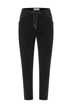 Maricela Corduroy Jogger Black