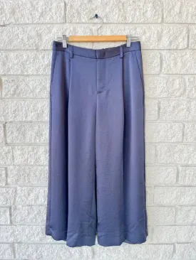 Mid Rise Satin Culotte