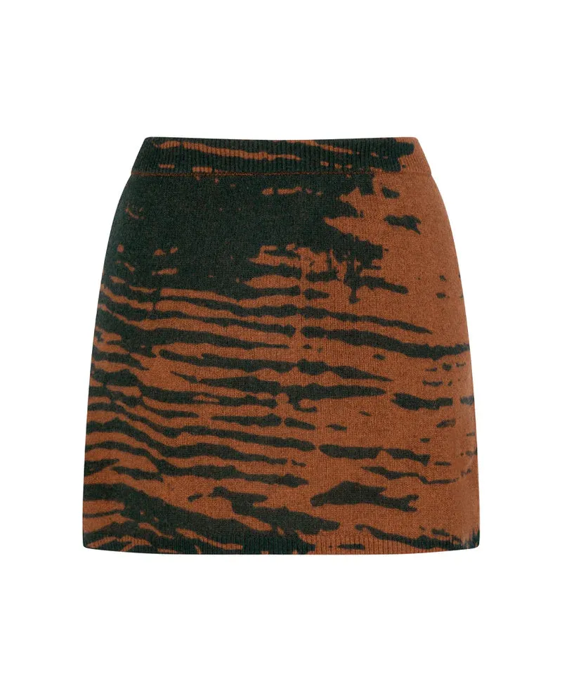 MIRAGE MINI SKIRT - CLAY