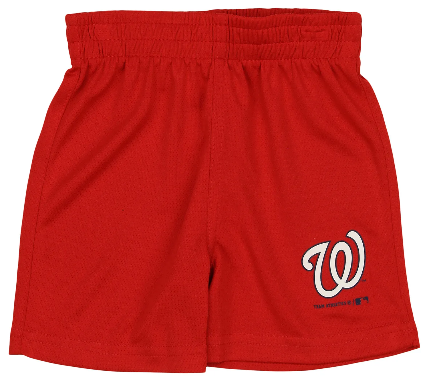 Outerstuff Washington Nationals MLB Toddler Subliminal Graphic 2-Piece Tee and Shorts Set, Scarlet Red