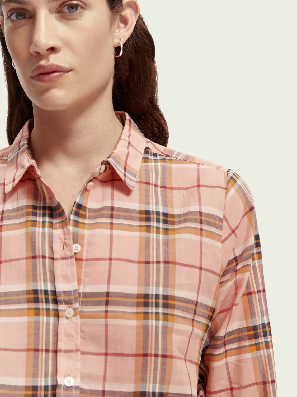 Plaid relaxed shirt