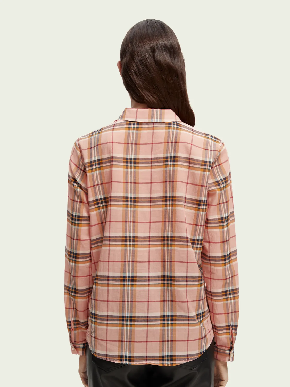 Plaid relaxed shirt