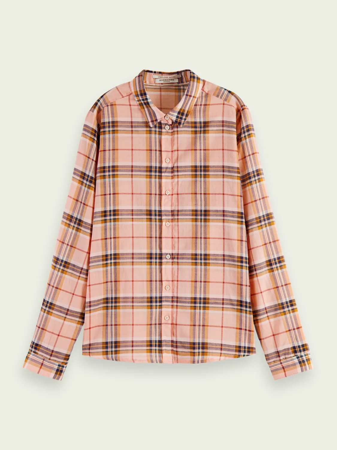 Plaid relaxed shirt