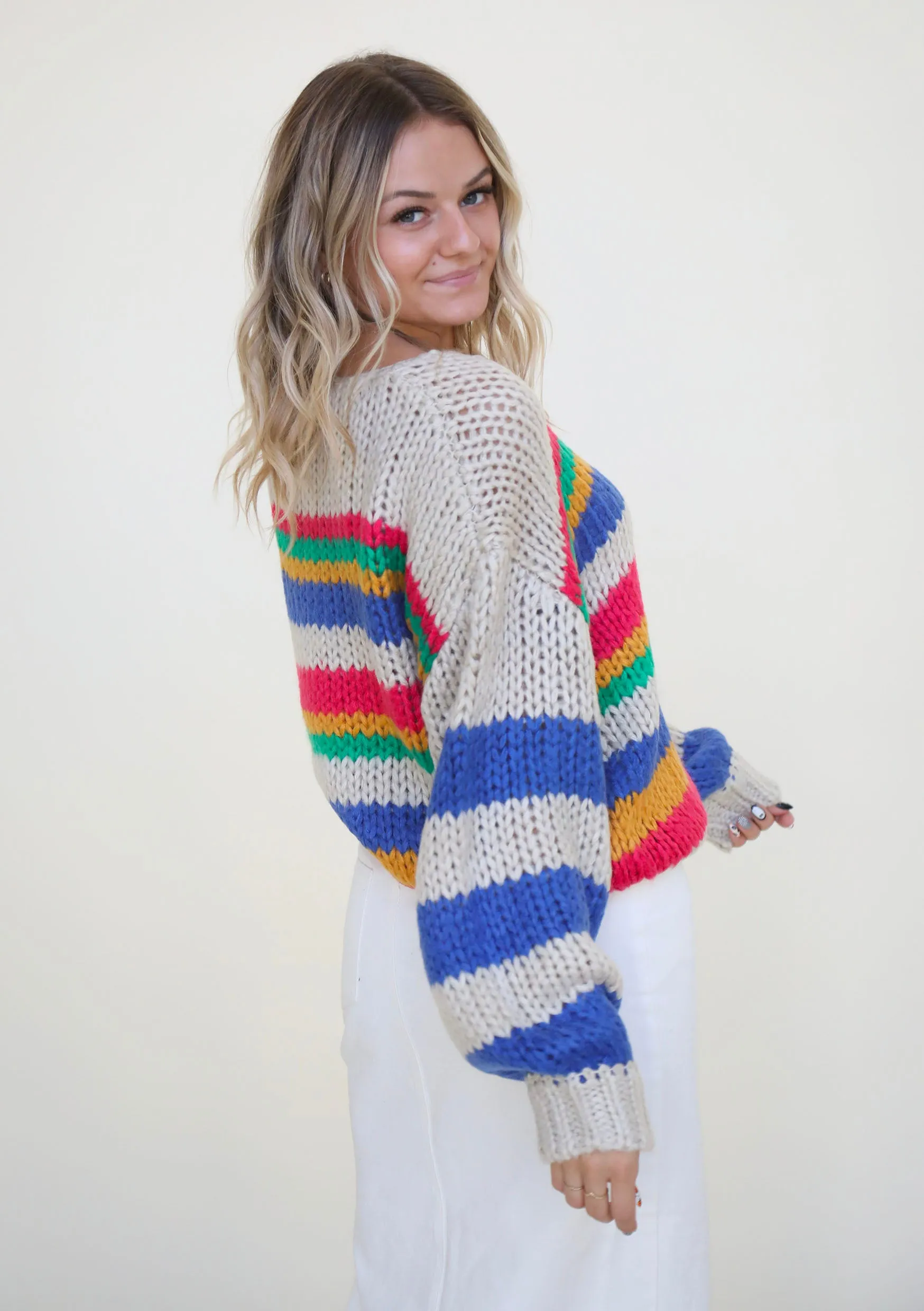 Rainbow Bright Sweater