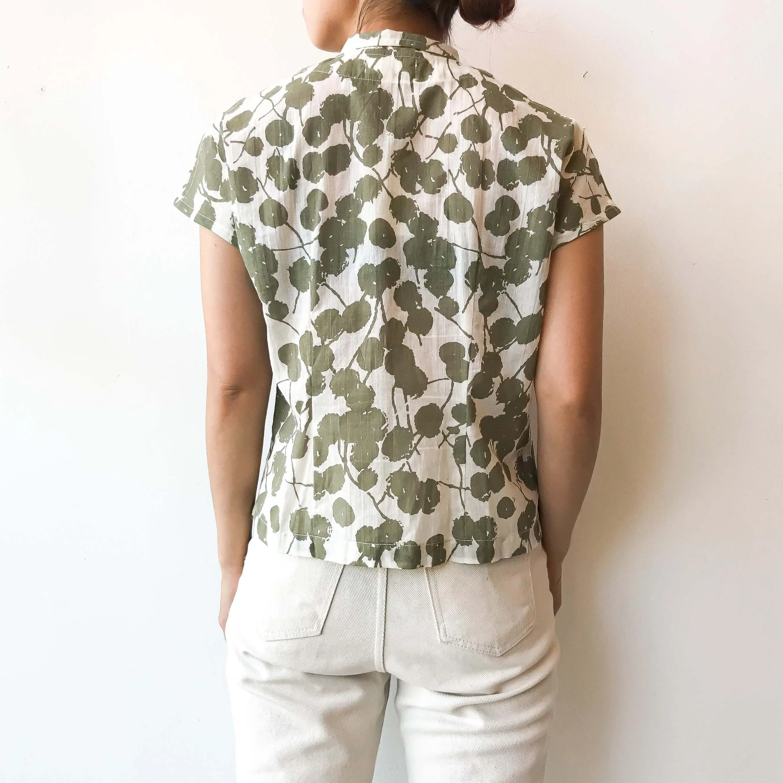 Sasaki Gallery | SSK 23A French Sleeve Blouse Floral