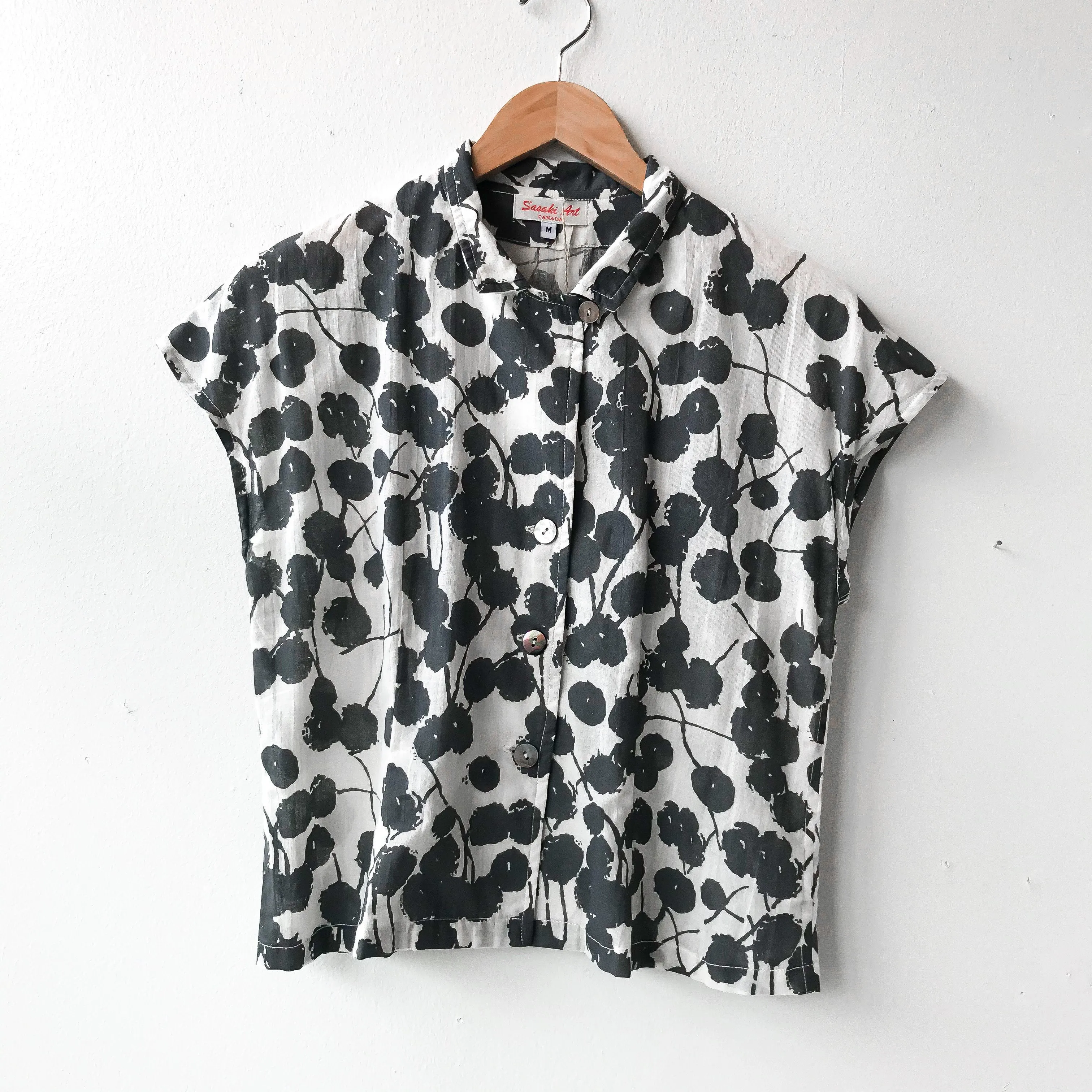 Sasaki Gallery | SSK 23A French Sleeve Blouse Floral