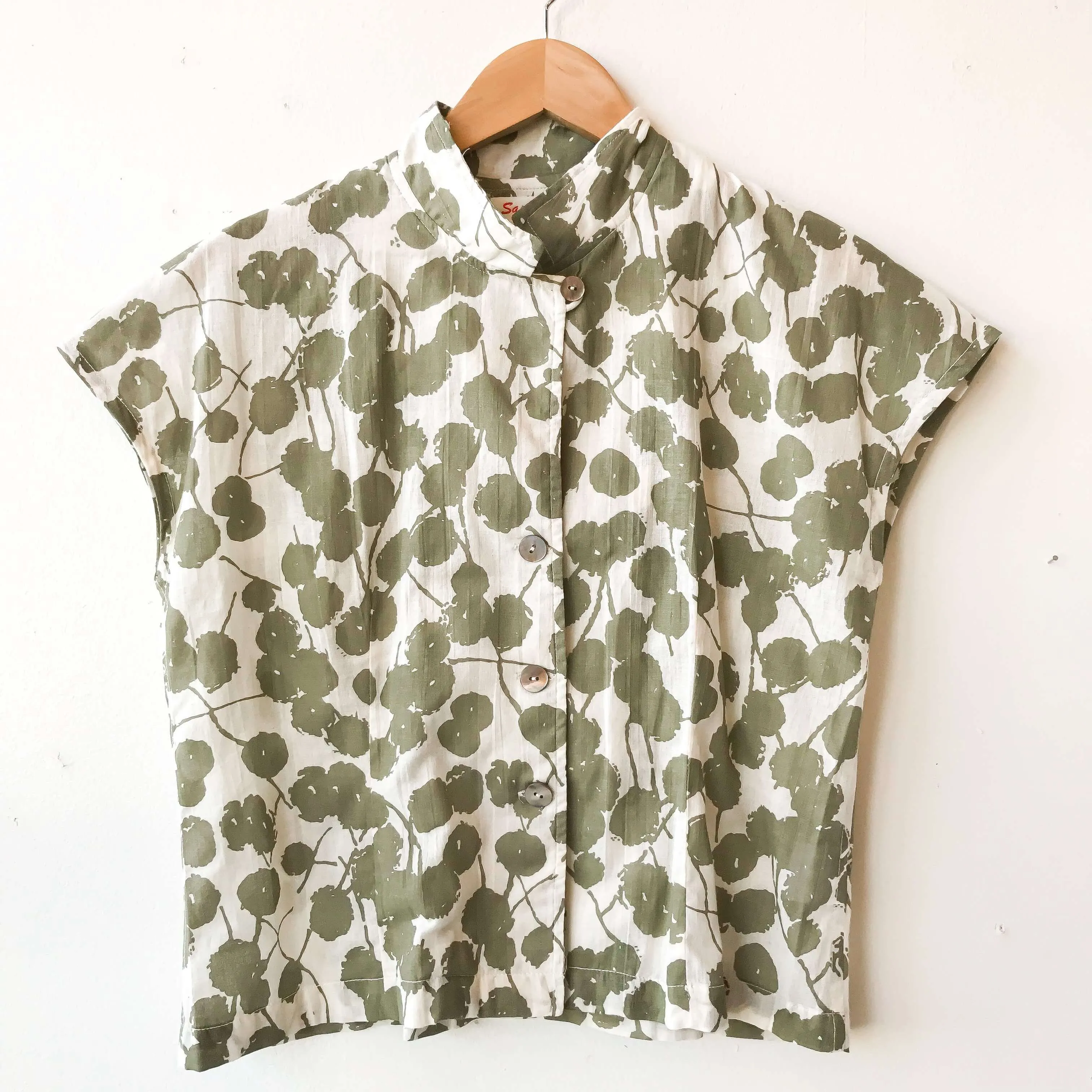 Sasaki Gallery | SSK 23A French Sleeve Blouse Floral