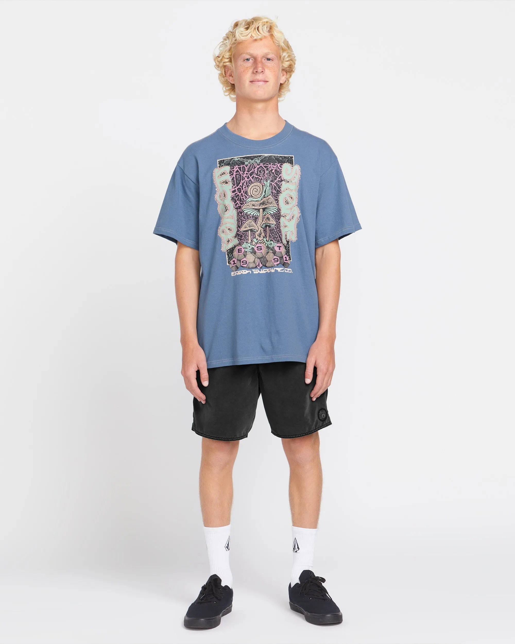 Splarg Short Sleeve Tee - Blueberry