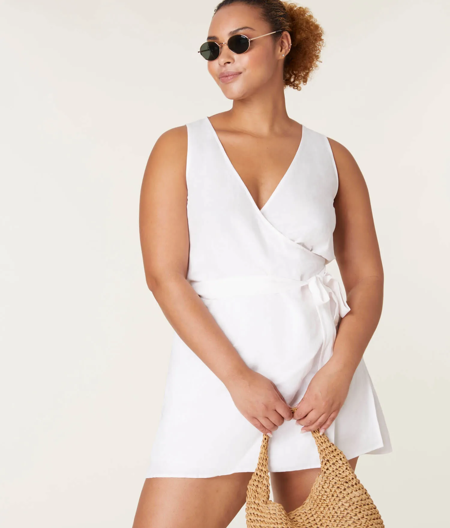 The Cacela Dress - Linen - Coconut