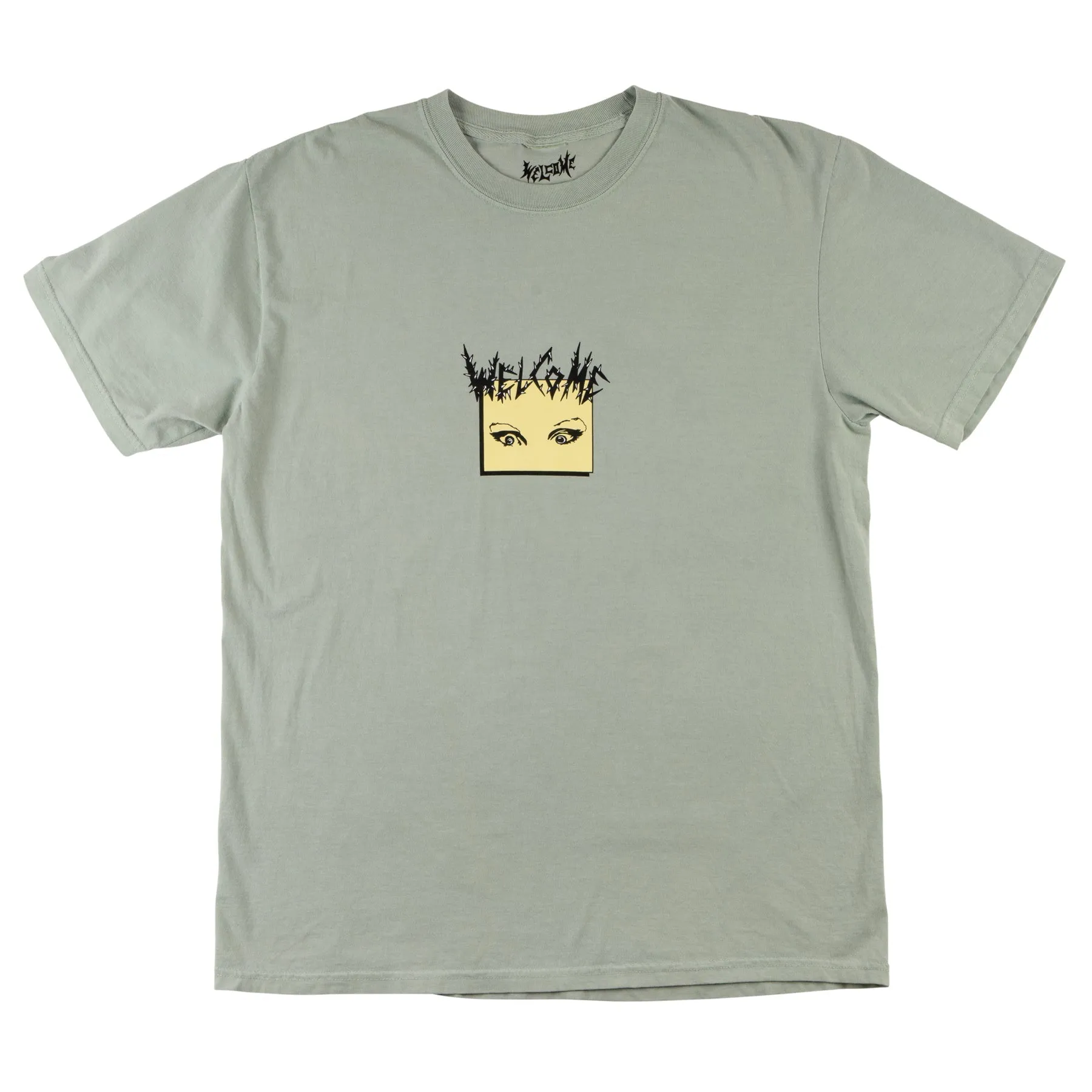 WELCOME MACE GARMENT-DYED TEE SAGE