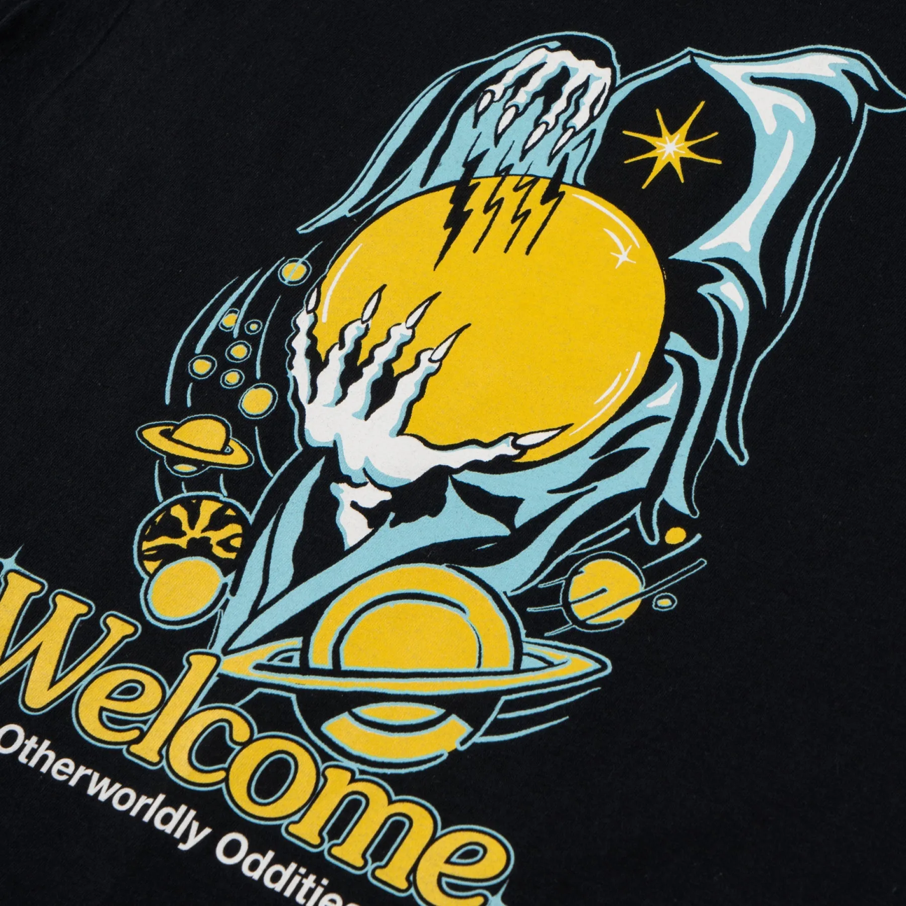 WELCOME SPACE WIZARD TEE BLACK