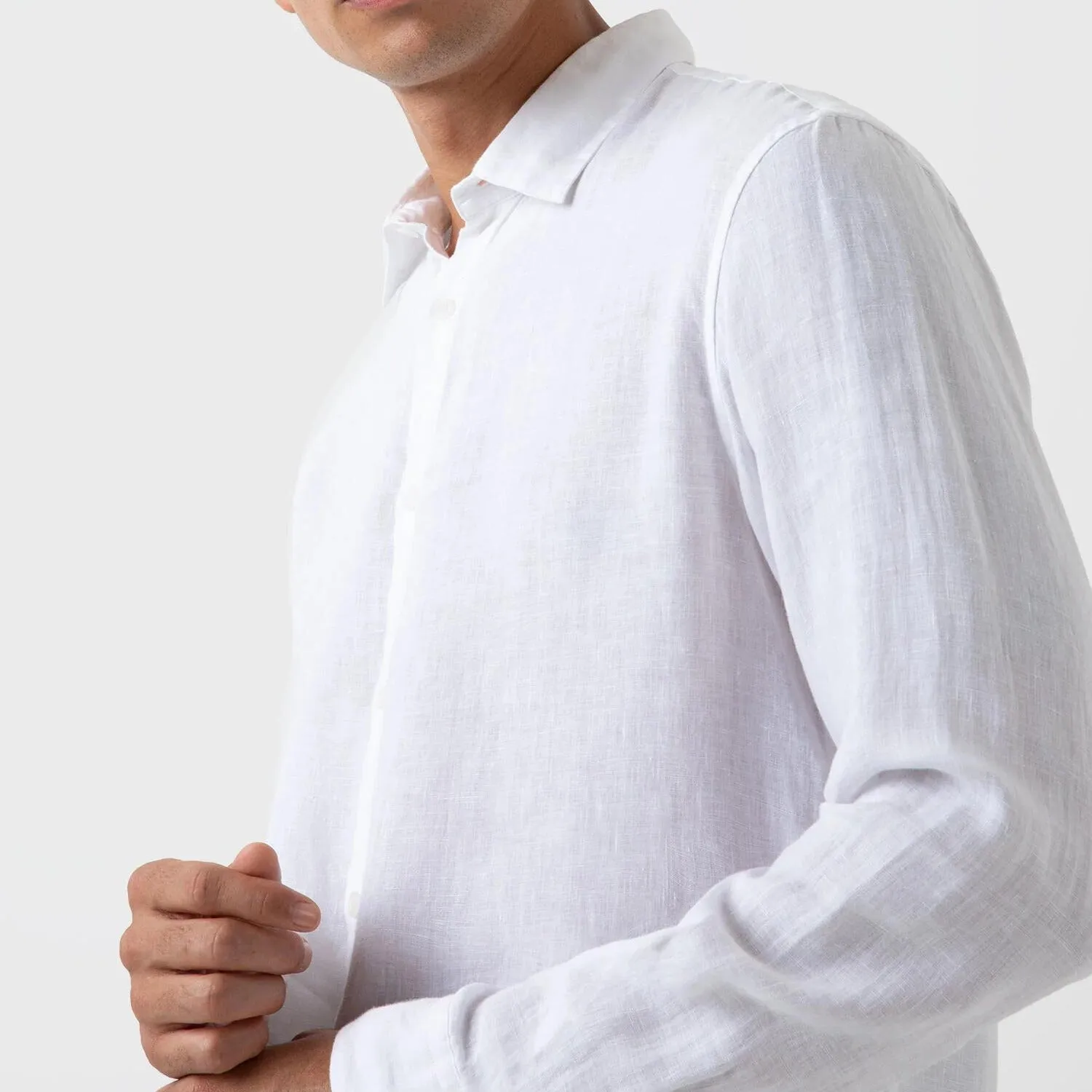 White Linen Shirt