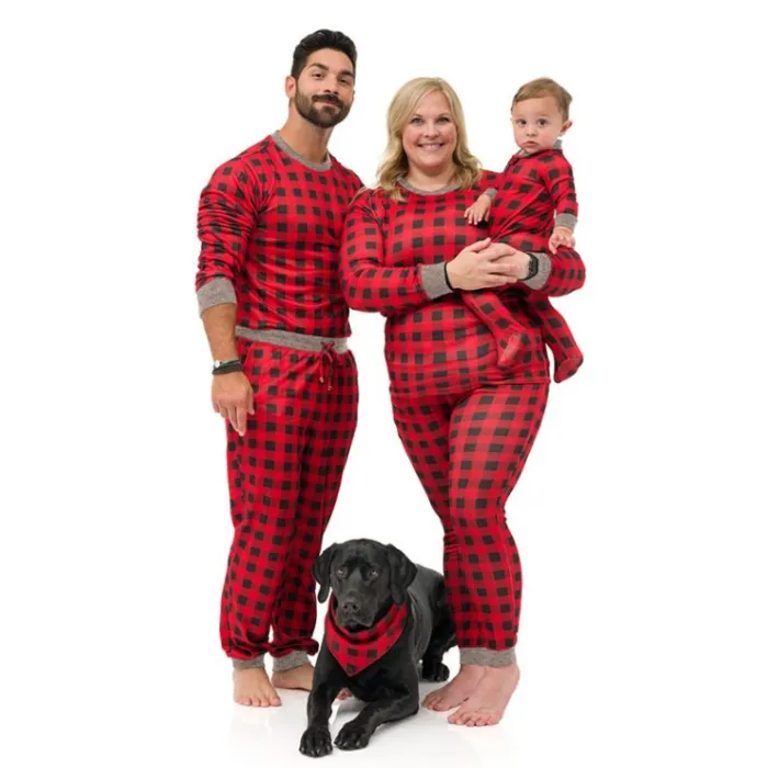 Women’s Jogger Pajama Set - Red Buffalo