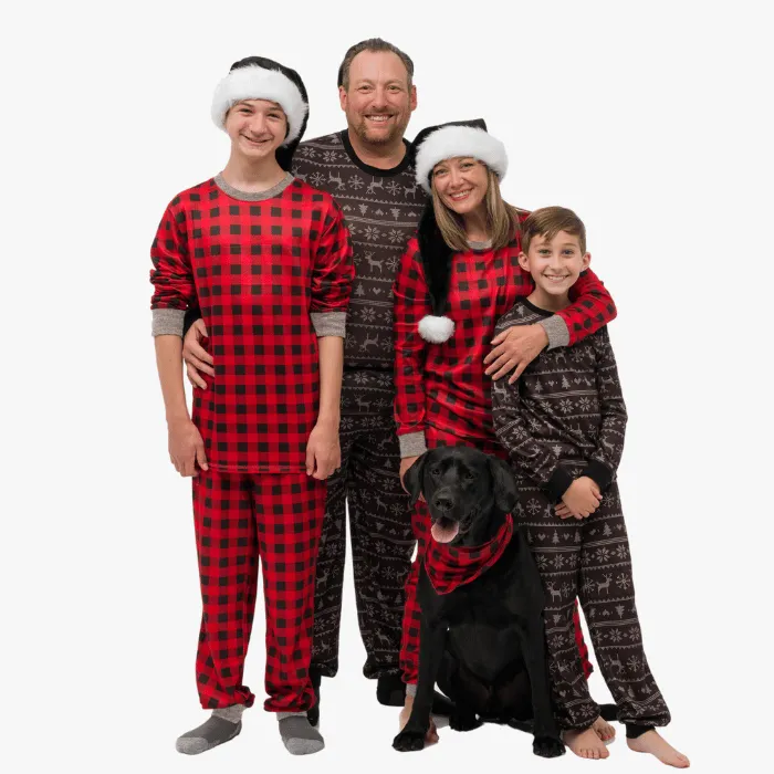 Women’s Jogger Pajama Set - Red Buffalo