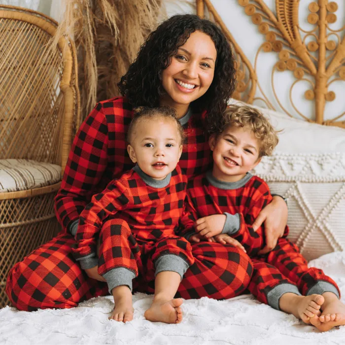 Women’s Jogger Pajama Set - Red Buffalo